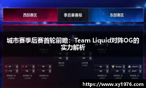 城市赛季后赛首轮前瞻：Team Liquid对阵OG的实力解析